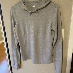 ALO Yoga Alosoft Hooded Runner Long Sleeve